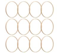 12 pièces cerceaux en bambou 6 pouces anneaux attrape-rêves cerceau floral en macramé pour bricolage couronne de mariage tenture murale artisanat cerceaux en bambou anneaux attrape-rêves