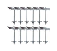 12 Pièces Chevilles à Bascule Poids Lourd en Acier Galvanisé au Carbone, M6x100mm Suspente Placo Robuste, Basculantes Par Gravité pour Suspension