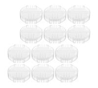 12 Pièces Cire à Fil pour Broderie, D'abeille Blanche avec Boîte | Compacte et Légère, Plastique Inclus, pour Couture et Usage Extérieur, Améliore la Fiabilité du Fil