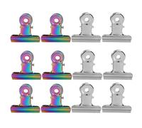 12 Pièces Clip de Blindage Fixe pour Ongles en Métal | Accessoire de Salon ou Maison, Aide à Fixer L’ongle, Forme Unique, pour Familles et Amies