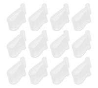 12 Pièces Clip de Protection pour Couvercle en Silicone | Antidérapant Transparent, Protège les Bords, Rangement la Cuisine et Organisation D’armoire
