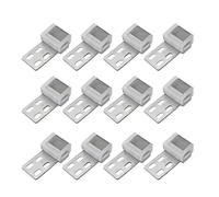 12 pièces Clips de fixation à ressort de canapé attache boucle à ressort de siège de voiture en acier inoxydable pour la réparation et le renforcement de meubles Clips de fixation de canapé en acier