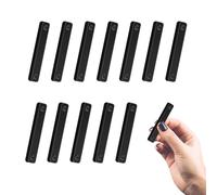 12 Pièces Clips De Fixation D'écran Pour Moustiquaires, Boucle D'écran Magnétique Pas De TR Et Pas D'installation De Poinçonnage Clip Adhésif Pour Bloquer Les Moustiques (Noir)