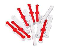 12 Pièces Clips pour Moustiquaires, Multifonctionnel Clip D'écran de Fenêtre Boucles de Fixation, Auto-adhésives Autocollants de Réparation D'écran, Professionnel Anti-chute Fenêtre Montage Boucle