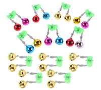12 Pièces Clochettes D’Alerte, Double Sonnerie Cuivre | Structure Antiswing, Sensibilité Élevée, Alarme Sonore Forte, Installation Facile, pour Pêche de Nuit