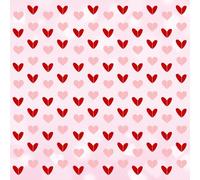 12 Pièces Coeur Guirlande Rouges Rose Saint Valentin Decoration Coeur Suspendus Bannières Guirlande Coeur à Suspendre pour l'Anniversaire de Mariage Valentin Home Plafond Window Dory Decorations, 1.6m