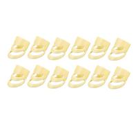 12 pièces coloré pouce médiators de guitare réglable bout des doigts protecteur plectres pour acoustique banjo ukulélé médiator variété pack grip