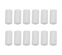 12 pièces connecteurs de cordon de store en plastique blanc détachables | Mécanisme condensé avec transitions arrondies, tampons élastiques, limite le pincement des doigts, pour stores et stores