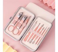 12 pièces coupe-ongles ensemble coupe-ongles en acier inoxydable coupe-ongles portable kit outils d'art des ongles, A, 002 10 pièces