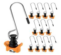 12 Pièces Crochet Aéro pour Rail, Crochets pour Rail D'aviation, Crochet pour Rail D'arrimage Aéronautique, Crochet pour Rails D'arrimage, Crochets pour Rails D'arrimage pour Voiture Camionnettes