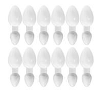 12 Pièces Cuillères À Mesurer Double Face, Cuillères En Plastique, Cuillères Réutilisables, Cuillères À Mesurer Ménagères, Ustensiles De Cuisine Pour Sel, Sucre, Poivre Et Plus Encore