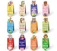12 pièces de marqueurs de lecture magnétiques pour enfants, cadeau d’entrée à l’école, idées pour remplir le sac d’école, cadeaux de rentrée pour filles et garçons, marqueurs de lecture magnétiques
