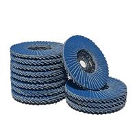 12 Pièces Disque Meuleuse, Disque Poncer Diamètre 76 mm×10 mm, Disques Abrasifs Grain 40/60/80/100/120 Assortiment, pour Meuleuse D'angle