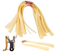 12 Pièces Élastique Lance Pierre,Bande Élastique Slingshot 2mm,Élastiques Plats Slingshot,Catapulte Chasse De Rechange,Remplacement Elastique de Bande Lance Pierre Adulte pour Fronde Catapulte Chasse