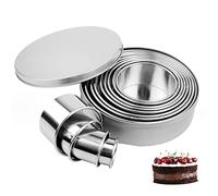 12 Pièces Emporte Piece Ronds, Cercle Forme Biscuit en Acier Inoxydable Emporte Piece Cercle a Patisserie Moules pour Beignets Biscuits et Pâtisseries