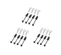 12 PièCes en Caoutchouc Clip de Retenue de Corps Coque de Retenue à Boucle Fixe AR390178 pour ARRMA 1/7 Limitless Mojave 1/8 Typhon Kraton RC Car
