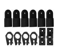 12 pièces/ensemble charnière de pont mâchoire glissière oeil embout Kit accessoires pour bateau marin Yacht 7/8in Tube de tuyau