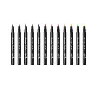 12 Pièces/Ensemble Coloré Liquide Eyeliner Stylo Yeux Maquillage Étanche Outils Longue Durée Noir Eye Liner Crayon Outils De Maquillage