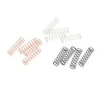 12 pièces ensemble d'amortisseurs RC avec trois pièces de ressort de dureté raccord de modification de véhicule pour SCX24 une division vingt-quatre échelle RC voiture sur