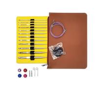 12 Pièces Ensemble De Crochets Tunisiens Pour Débutant 3.0mm-10mm Aiguille À Tricoter Tunisienne Interchangeable Pour Tisser Pull Tapis Crochet Couture