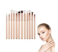 12 pièces ensemble de pinceaux de maquillage pour les yeux pinceau professionnel pour les yeux mélangeur fard à paupières sourcil eye-liner surligneur pinceau anti-cernes essentiel outil cosméti