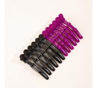 12 pièces Ensemble de pinces à cheveux, convient pour les cheveux bouclés et volumineux, comprend des pinces alligator et des pinces à cheveux brillantes, disponibles en plusieurs couleurs. Pinces à c