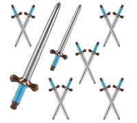12 Pièces Épées Gonflables 60cm Épées de Fête de Pirate Armes Accessoires de FêTe Pirate pour La Fête de Cosplay, Halloween, Décorations de Thème