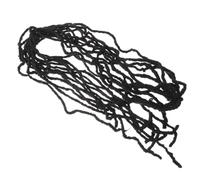 12 Pièces Extensions de Dreadlocks Synthétiques Noires 36 Pouces, Fibre | Multibrins en Couches, Racine Élastique Allongée, Pose Maison Facile, pour Fêtes et Spectacles