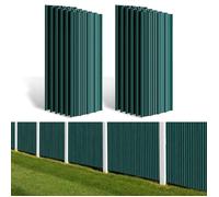 12 pièces Feuille de toiture Feuille trapézoïdale tôle profilée Panneaux de toit Métal Draps Feuille ondulée Gardebruk 7 m²