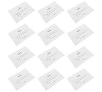 12 Pièces Feuilles Lubrifiantes pour Destructeur de Papier, Blanc | Nettoie les Lames, Réduit le Bruit, Enlève Poussière et Résidus, pour Usage Domestique ou Commercial