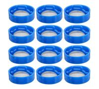 12 Pièces Filtre D’arrivée D’eau pour Lave-linge, Crépine | Kit de Réparation Diy, Maille Acier Inoxydable et Plastique, Protège L’appareil, Installation Facile