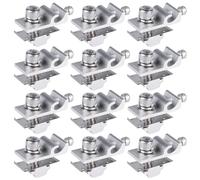 12 Pièces Fixation Panneau Solaire, Support Panneau Solaire En Aluminium 30 Mm, Kit De Montage De Panneau Solaire, Kit Fixation Panneau Solaire Tuile Pour Toiture, Mural,Camping-Cars,Caravanes Yacht