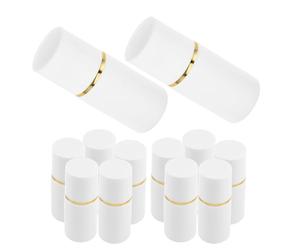 12 Pièces Flacon Applicateur Externe 20ml à Embout Éponge | Bouteille à Capuchon Serré, Corps Texturé et Prise Sûre, pour Retouches Mobiles et Dosage Précis du Cuir Chevelu