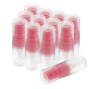 12 Pièces Flacon de Voyage pour Lotion 10ml en Plastique Rose