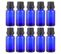 12 Pièces Flacon Vide D’huile Essentielle 10ml en Verre Bouchon | Orifice Compte-gouttes, Contrôle des Fuites, pour Huiles Visage et Cosmétiques, Format Voyage
