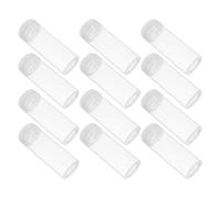 12 Pièces Flacons de Culture 25ml en Verre Borosilicaté | Récipients Transparents à Profil Fin, Fond Plat ou Rond, pour Laboratoire, Enseignement Scientifique et Multiplication