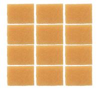 12 Pièces Gomme Nettoyante en Caoutchouc Jaune pour Loisirs Créatifs | Structure Microporeuse Élastique, Usage Délicat sur Papier, pour Latex de Masquage et Travaux D’illustration