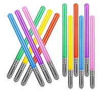 12 Pièces Gonflable Ballon Star War Light Sabre Bâton Gonflable Ballon Sabre Bâton pour Fête Fournitures Parti Faveurs Ballons 6 Couleur