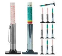 12 Pièces Jauge de Profondeur des Pneus 0-25mm | Lecture Rapide et Mesure Précise, Format Portable, pour Entretien Véhicule et Contrôle Professionnel des Pneus