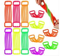 12 Pièces Jouets Anti-Stress Enfants Adultes, Fidget Toys Sensoriels Colorés Extensibles en Silicone Souple, Bâtons Antistress pour Soulager Le l’Anxiété, Jouet Sensoriel pour École, Maison et Bureau