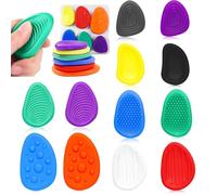 12 Pièces Jouets sensoriels en Pierre, Irritable Jouets, Jouet Anti Stress, Jouet en Pierre d'inquiétude avec Texture Douce pour Enfants et Adultes, pour Stress, l'Anxiété, TDAH et l'Autisme