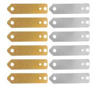 12 Pièces Kit D’électrodes Cuivre Zinc et Galvanoplastie | Languettes Réutilisables, Usage Éducatif pour Élèves et Parents, Compatible Pinces Crocodiles