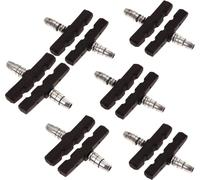 12 pièces kit de freinage vélo pour Shimano | 6 paires de patins de frein noir pour le vélo | V-brake 70mm V-brake symétrique | plaquettes de frein | gommes de frein | kit de patins de frein | patins