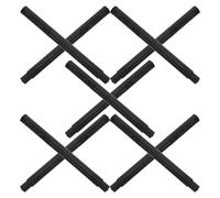 12 Pièces Kit D'outils à Gratter Portable Stylets Précis | ABS et Acier au Carbone, Noir, Usage en Classe ou Loisirs Créatifs, Lot Compact
