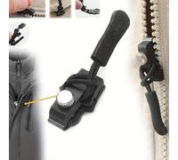 12 Pièces Kit Réparation Fermeture Éclair, Zipper Fermeture Eclair Clipser Remplacement, Curseur Fermeture Clipsable Universel Pour Vestes, Manteaux, Valises-Détachables-Faciles à Utiliser