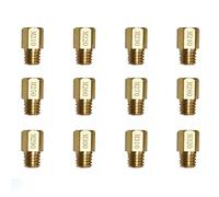 12 Pièces M5 Principal Jet Kit de Gicleur Principal de Carburateur 210,220,230,240,250,260,270,280,290,300,310,320 Remplacement Pour Carburateur Dellorto PHBG