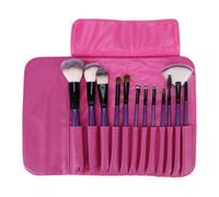12 Pieces Maquillage Brosse Ensemble De Haute Qualite Cheveux Synthetiques Doux Et Nature Poils Maquilleur Professionnel Brosse Outil Kit Sac En Cuir Synthetique Polyurethane