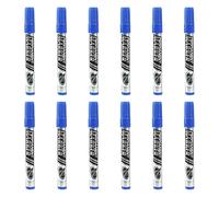 12 pièces marqueurs à base d ' huile robustes marqueur permanent résistant à l ' eau pointe de 0, 7 mm pour emballage industriel marqueur d ' étiquetage de disque pour un usage professionnel