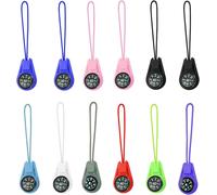 12 Pièces Mini Boussole, Multicolore Boussole Randonnée, Boussole Enfant, Boussole Avec Lanière, Boussole Personnalisée, Bousole, Pour L'extérieur, Le Camping, Les Urgences