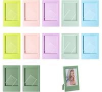 12 Pièces Mini Cadres Photo Petite Cadre Photo De 3 Pouces Cadre Photo Instantané Colorés En Plastiques Compatibles Avec Polaroid Fujifilm Instax Mini (9.2 X 6.1 Cm)